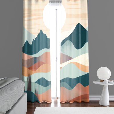 Bessy Semi Sheer Curtain Pair