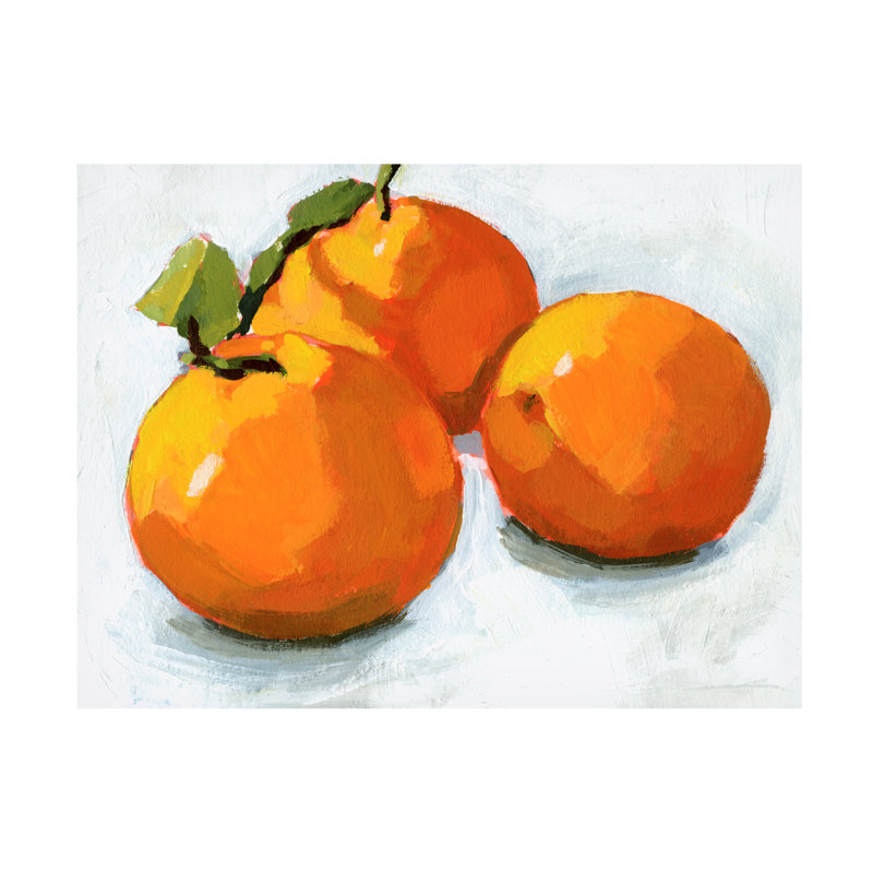 «Citrus Grouping I» sur toile par Victoria Barnes, H 14 po x l 19 po x P 2 po