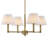 Costa Wrought Iron 4-Light Chandelier-1667455884