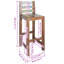 Fricke Solid Wood Counter Stool