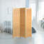 6 Ft. Tall Adjustable Shutter Room Divider White 3 Panel-1995893443-1995893441