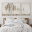«Pastel Abstract Tree Subtle Neutral Modern Rustic Home Decor», reproduction d'art sur toile encadrée-129504173-83866040