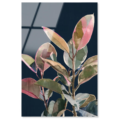 Fuchsia Frond II, reproductions d'art sur acrylique par Art Remedy, prêtes à être suspendues