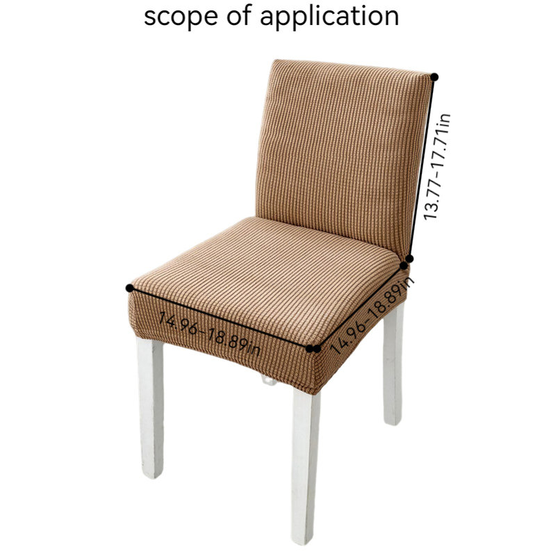Housse pour chaise de salle à manger en polyester