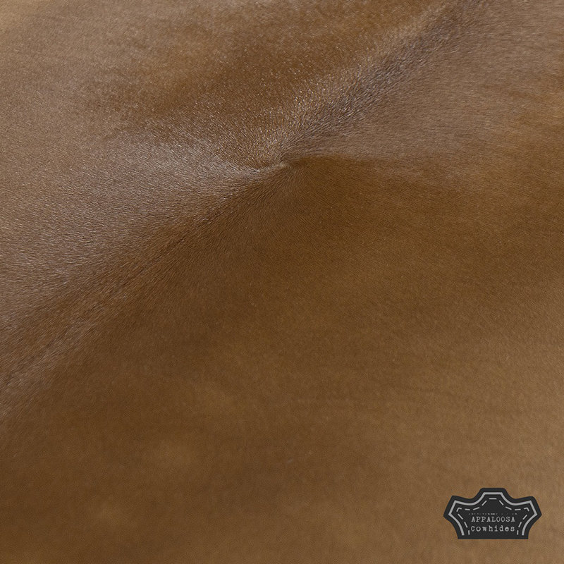 3 × 2 ft Caramel Calf Hide - 100% Genuine Leather - Natural Luxury Boho-Chic Accent