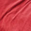 Pouf cylindrique traditionnel en suède rouge, 2,4 m - Coussin d'appoint confortable - Housse amovible zippée - Garnissage en mousse haute densité - Rembourrage lavable à la machine