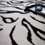 Alaisdair Tiger Animal Print Black/White Rug-1396333462