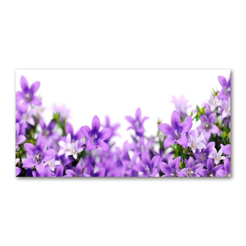 Purple Bells - Wrapped Canvas Print