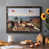 Cadre photo noir simple est en rupture de stock