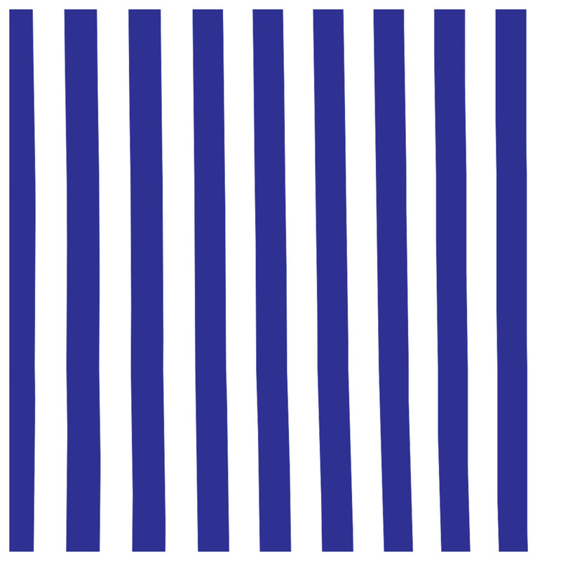 Blue White Stripes Shower Curtains Extra Long, 70in W x 84in H
