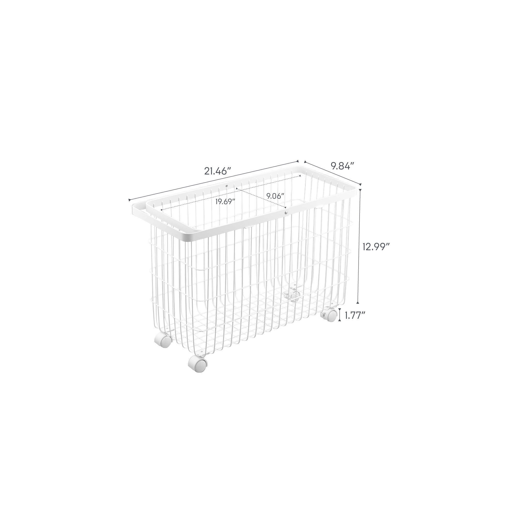 Laundry Basket, White