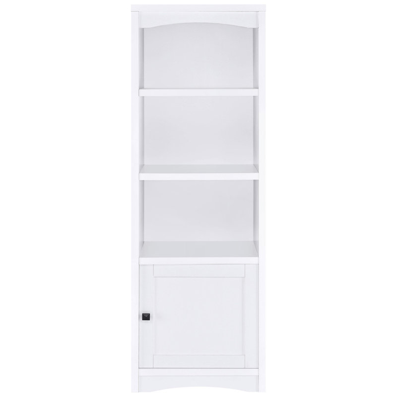 Laughlin 3-Shelf Engineered Wood Media Tower, White