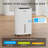 Sitvon 34 pt 2000 sq ft Dehumidifier in White - Intelligent Control, Auto Drain
