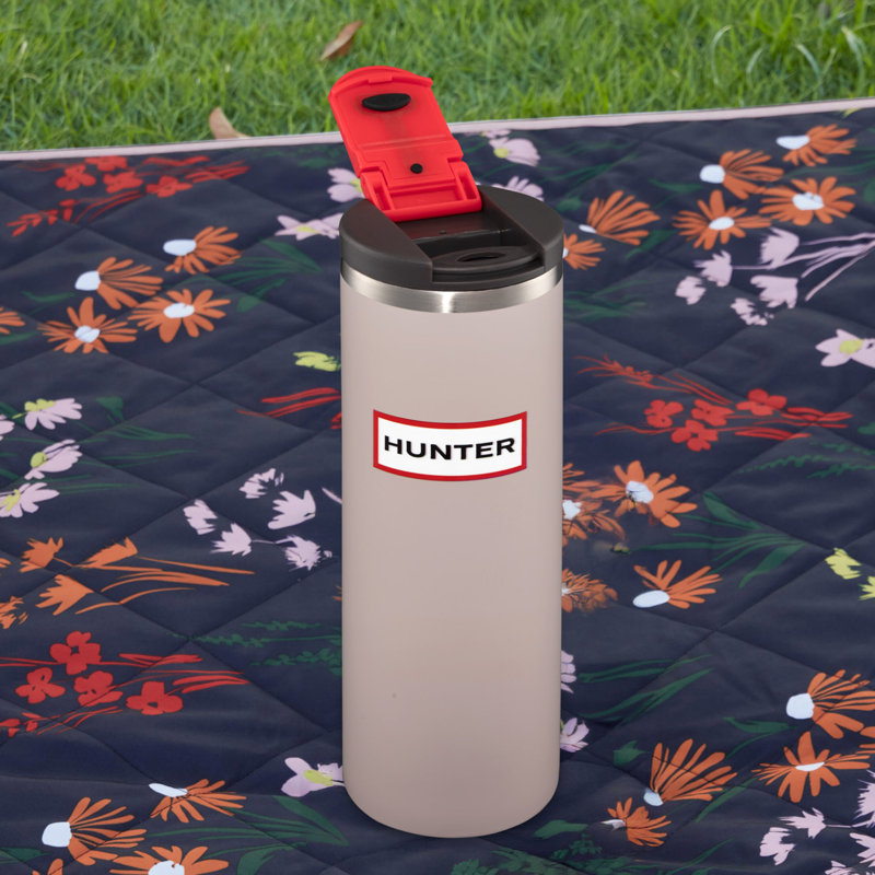 Gobelet isotherme de voyage Hunter en acier inoxydable 473 ml (16 oz), Beige
