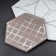 Statuario Deco Hexagon 7.8 In. X 8.98 In. Matte Porcelain Floor And Wall Tile
