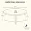 Table basse ronde