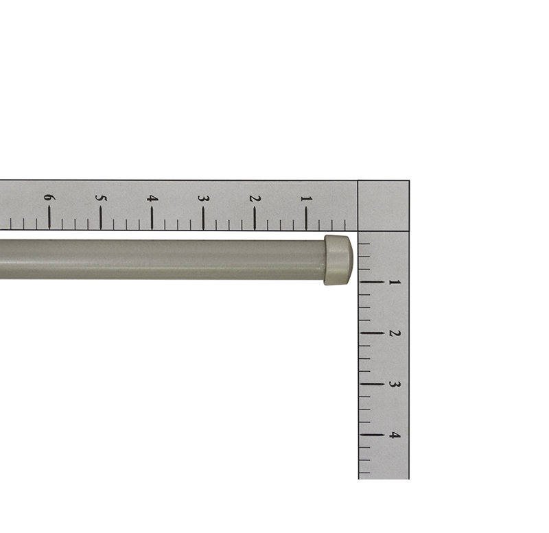 Ensemble de tringle Lumino, 3/4 po de diamètre Lumino, Bronze huilé foncé, H 0,75 po x l 48 po x P 0,75 po