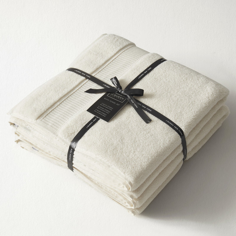 Belmore 6Pc. Ensemble de serviettes, Ivoire ivoire