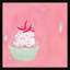 Strawberry Cupcake Painting by Katy Montica-305202871-305202864