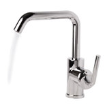 Cigno Deck Mount Single Hole Bathroom Faucet with Drain Assembly