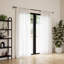 Ensemble de tringle à rideaux simple 1 "ajustable Cappa, de 36" à 66 ", laiton mat-67082376-67082377