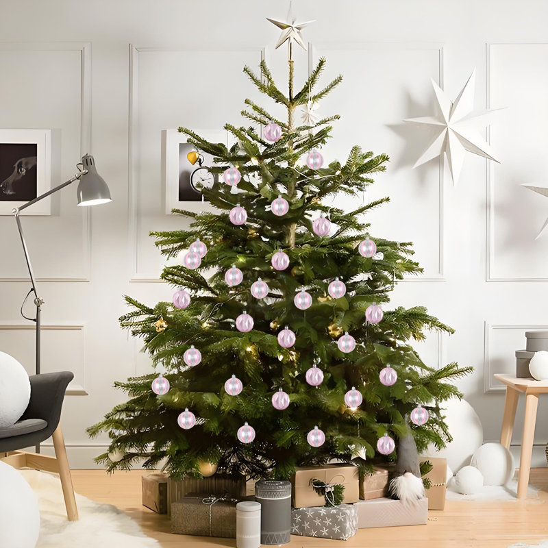 Ensemble de boules de Noël, Pink