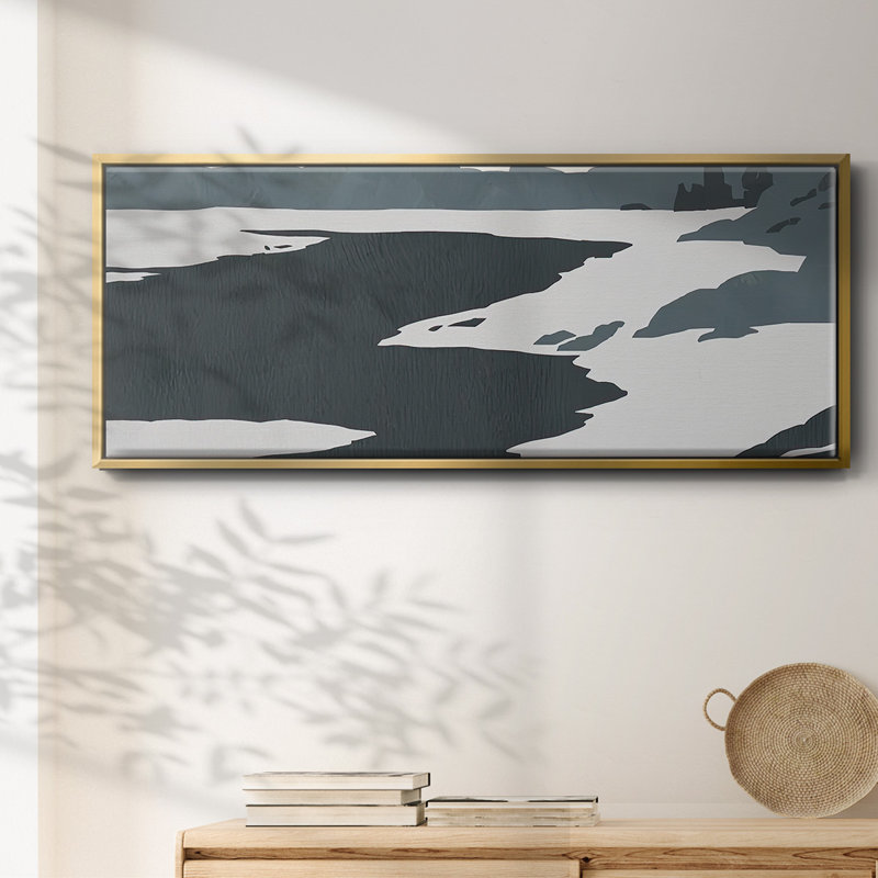 Cutter Island IV - toile encadrée, H 20 po x l 50 po