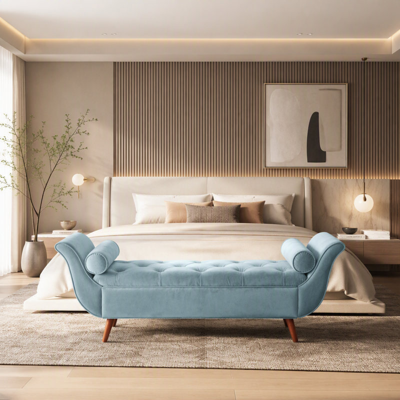 Banc de rangement 65 po, Blue