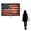 «Rustic Flag», art mural sans cadre-307817107