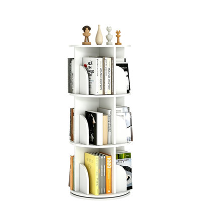 360 Display Spinning Bookcase Storage Rack