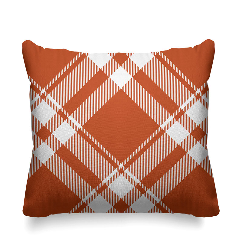 Housse et insert de coussin extérieur d'extérieur, L 19 po x H 19 po, Orange