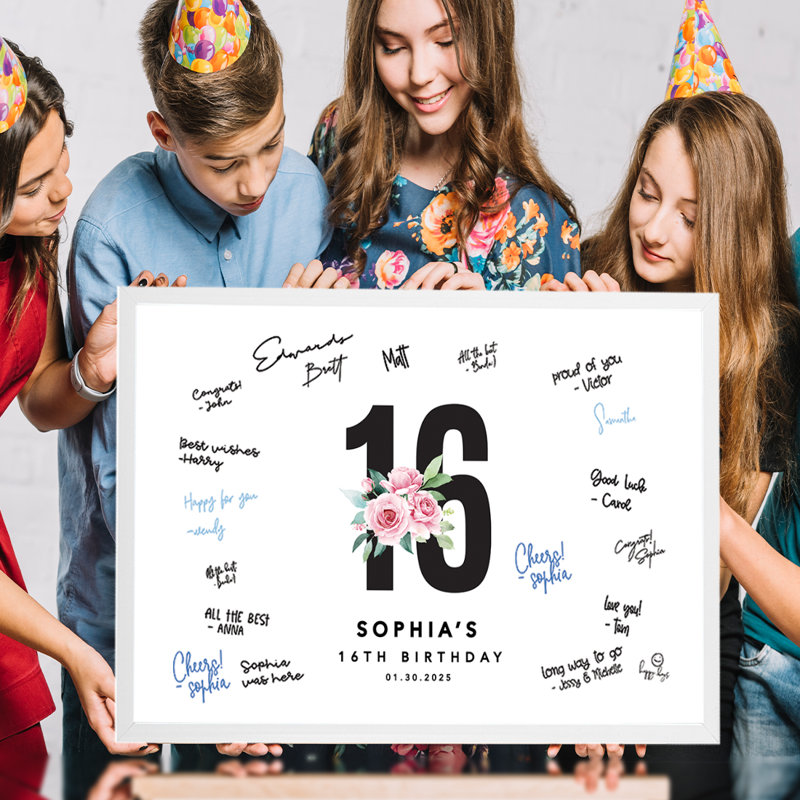 Signe d'anniversaire en papier