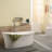 66.9'' x 32.7'' Freestanding Soaking Acrylic Bathtub