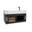 Ensemble de meuble-lavabo mural simple 36 po Bassi-627803341-629745256-573101967