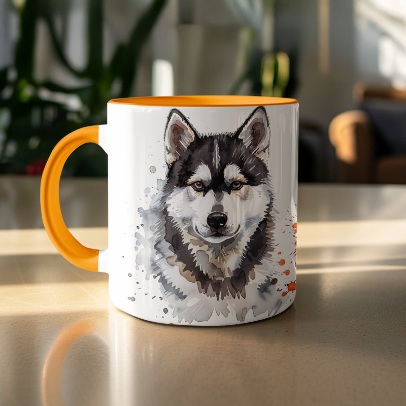 Mug, Orange, 4