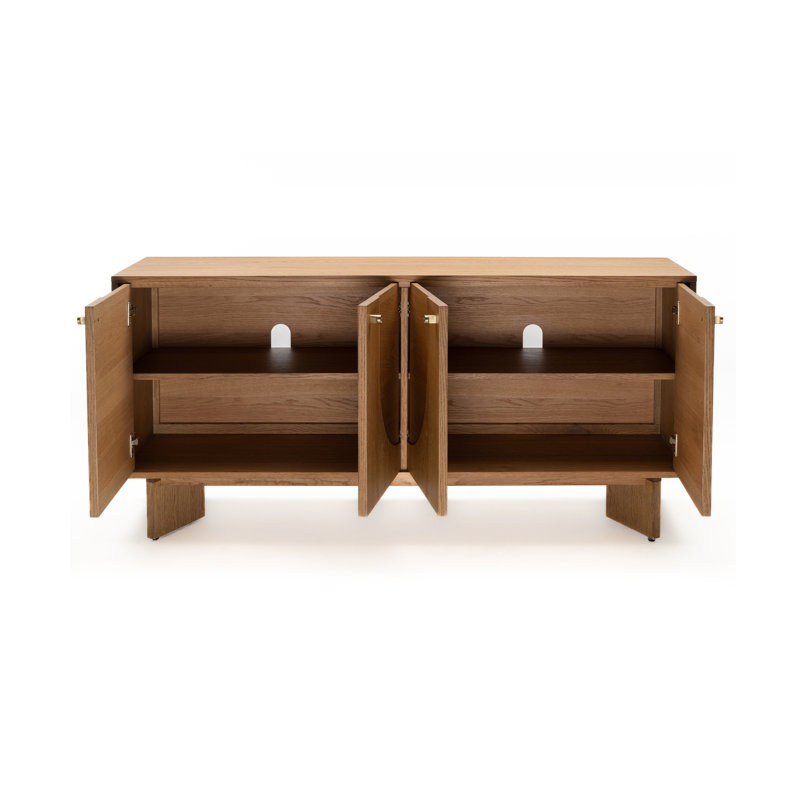 Armoire de rangement et buffet Buffalo, Chêne bourbon