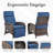 Serita Outdoor PE Wicker Adjustable Reclining Lounge Chair With Cushions-1557086991