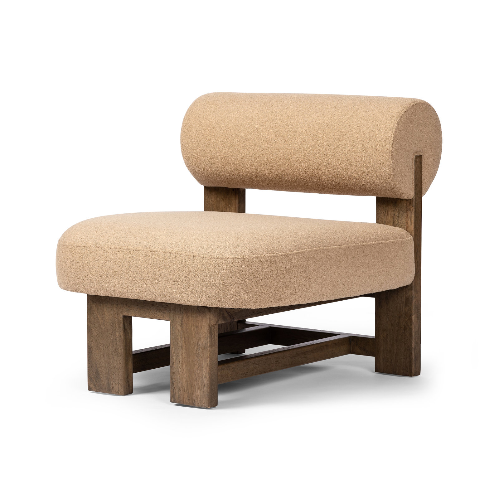 Agave Upholstered Slipper Chair, Piermont Sand