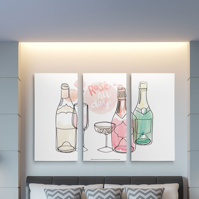 « champagne vœux ii », impression sur toile, impression sur toile premium, H 40 po x l 60 po x P 1,5 po