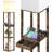 Modern Floor Lamp With Shelves And Drawer - Dimmable Standing Lamp With 2 USB Ports & 2 Power Outlets, Multi-Functional Corner Shelf Lamp For Living Room And Bedroom