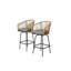 Ensemble de 2 tabourets de bar d'extérieur (excluant la table)-10631143