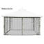Moustiquaire de remplacement Universal APEX GARDEN pour pavillon de jardin 10 pi x 12 pi-86477258
