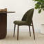 Upholstered Dining Chair with Metal Legs-736462930