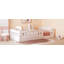 Lit plateforme en bois avec garde-corps-382278153