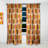 Abstract Retro Geometric Pattern VI - Geometric Mid-Century Modern Blackout Curtain Single Panel-2044158438