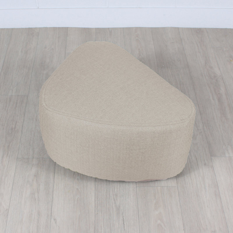 Pouf triangle BILLY, moyen, Beige