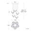 Ice Cube Round Multi-Light 4-CCT Pendant-1712511008