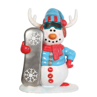 Snowman With Snowboard