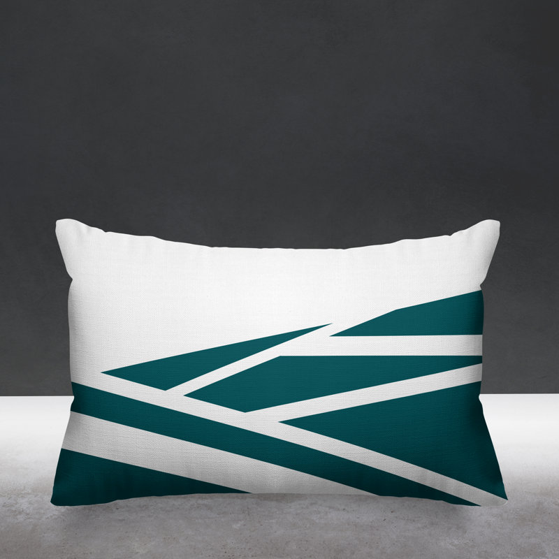 Coussin décoratif intérieur / extérieur Rutherford Loop, Vert