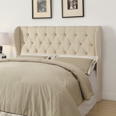 Adette Upholstered Wingback Headboard